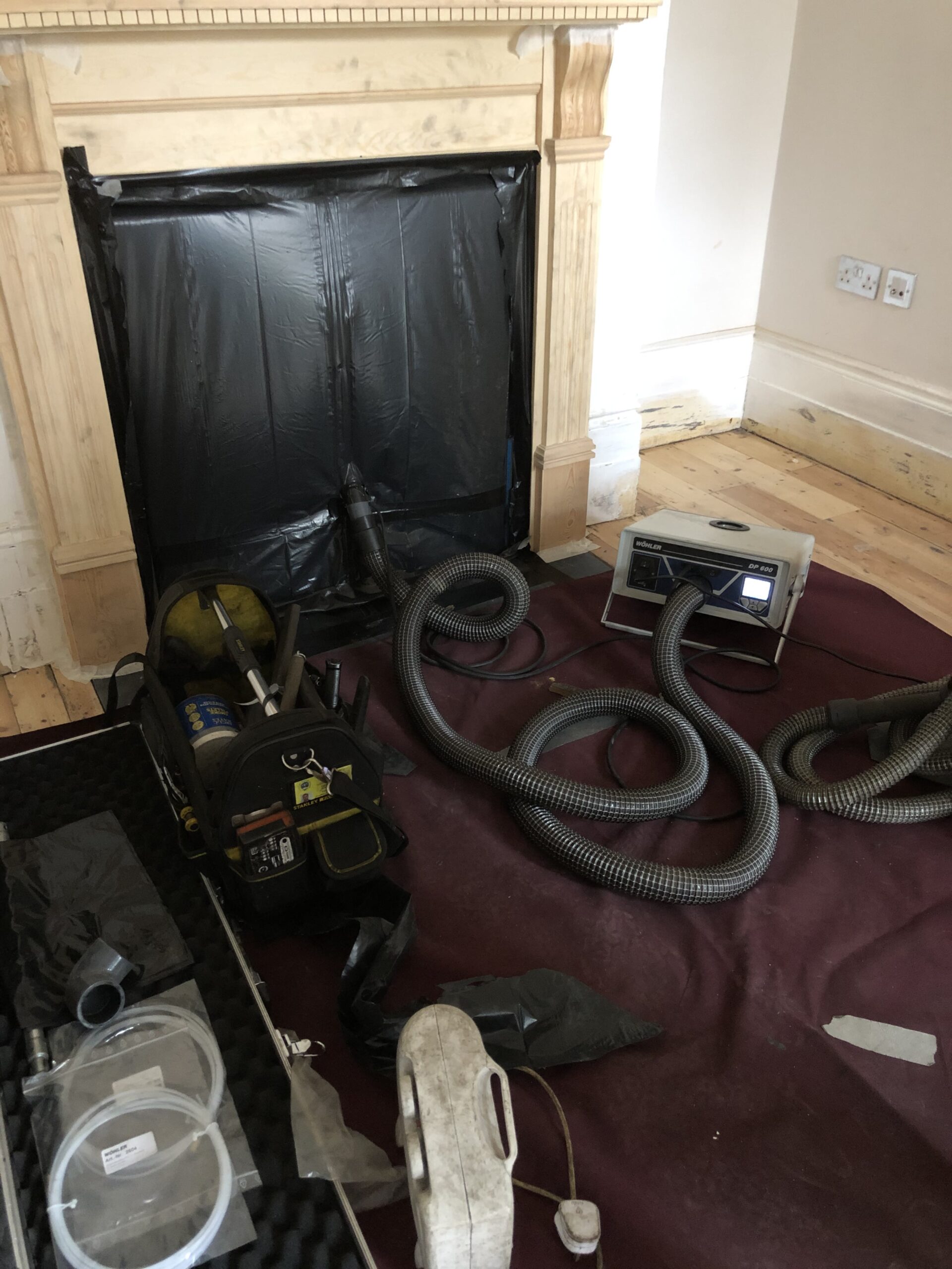 Chimney pressure test-min Chimney pressure test